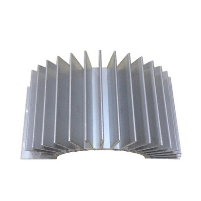 Folded fin heat sink aluminum 6063 t6