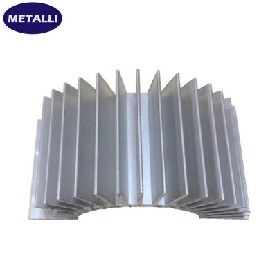 Zipper fins heat sink  aluminum profile