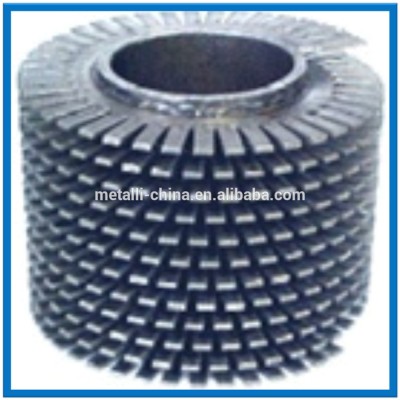 Welded spiral serrated finned tube